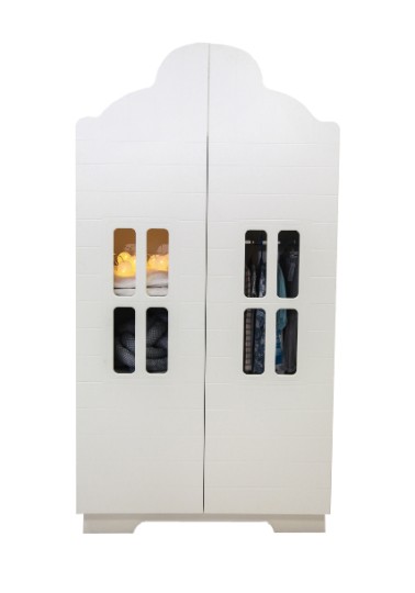 Шкаф 2-х дв. Домик МДФ софт