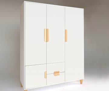 Шкаф 3-дверный "КВАДРО-Лайт"