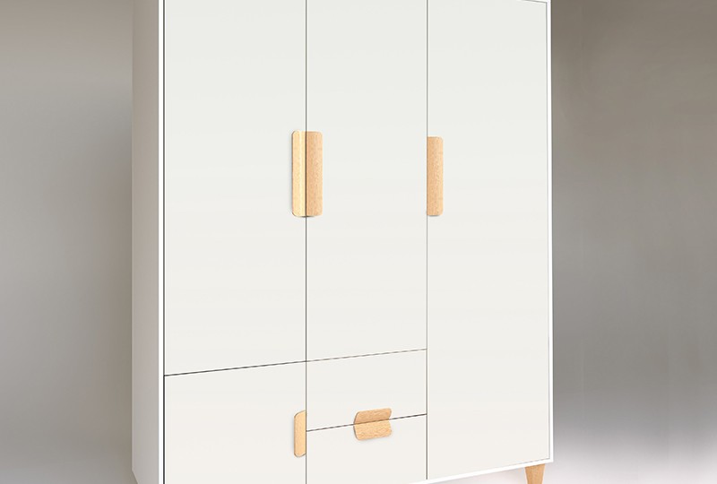 Шкаф 3-дверный "КВАДРО-Лайт" Шкаф 3-дверный "КВАДРО-Лайт"