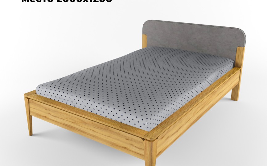 Кровать островная  "Тэль", ширина 120 см