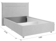 Кровать с подъемным механизмом Альба