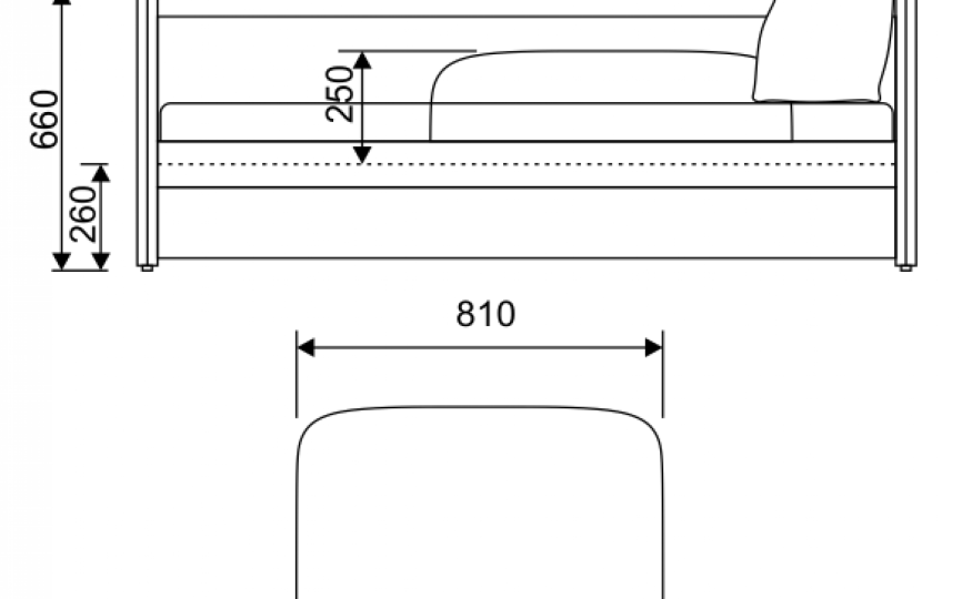 Кроватка с мягкими бортиками "Иви"