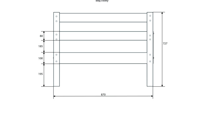 Кровать софа Эко Балу с низким бортиком