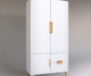 Шкаф 2-дверный "КВАДРО-Лайт"