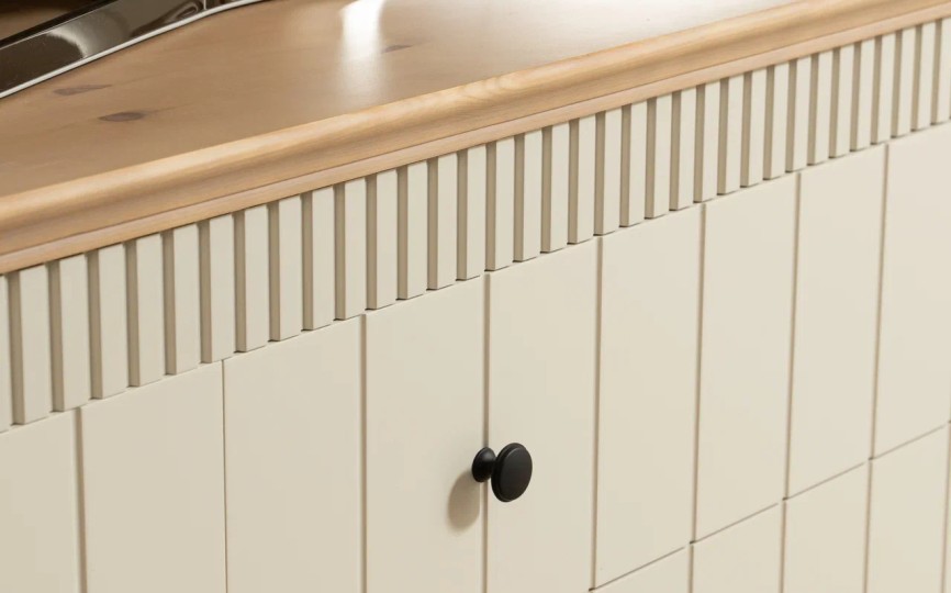 Тумба ТВ Грета №4 широкая, 2+2 ящика