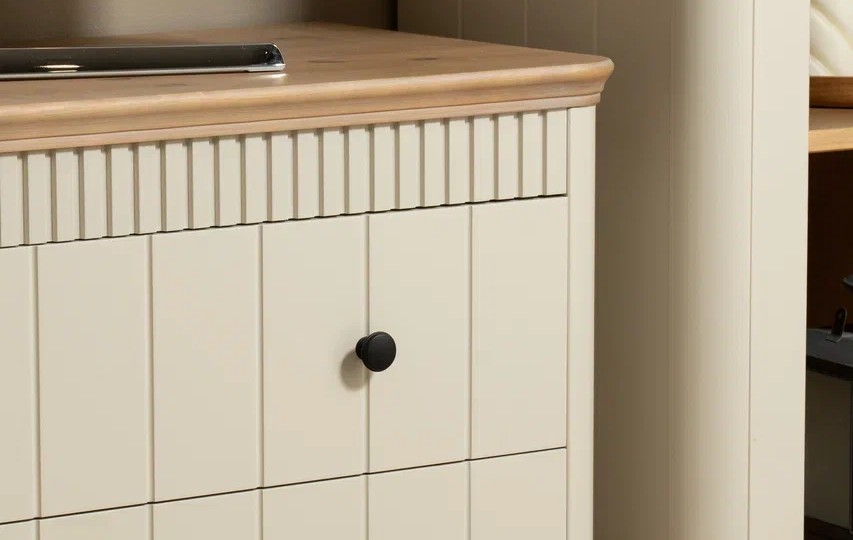 Тумба ТВ Грета №4 широкая, 2+2 ящика