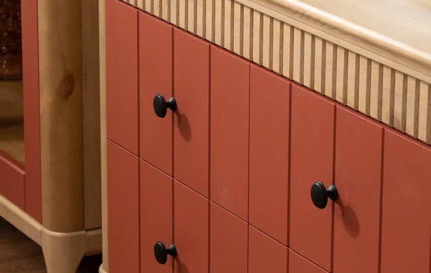 Тумба ТВ Грета №4 широкая, 2+2 ящика