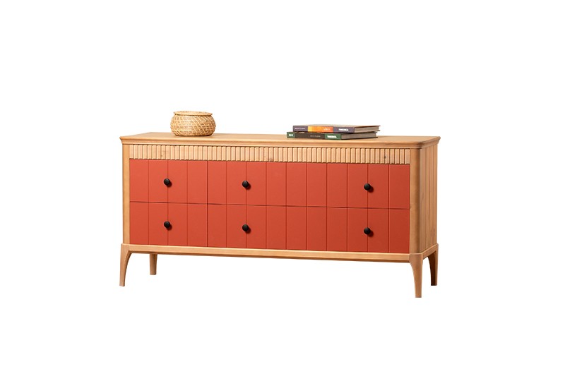 Тумба ТВ Грета №4 широкая, 2+2 ящика