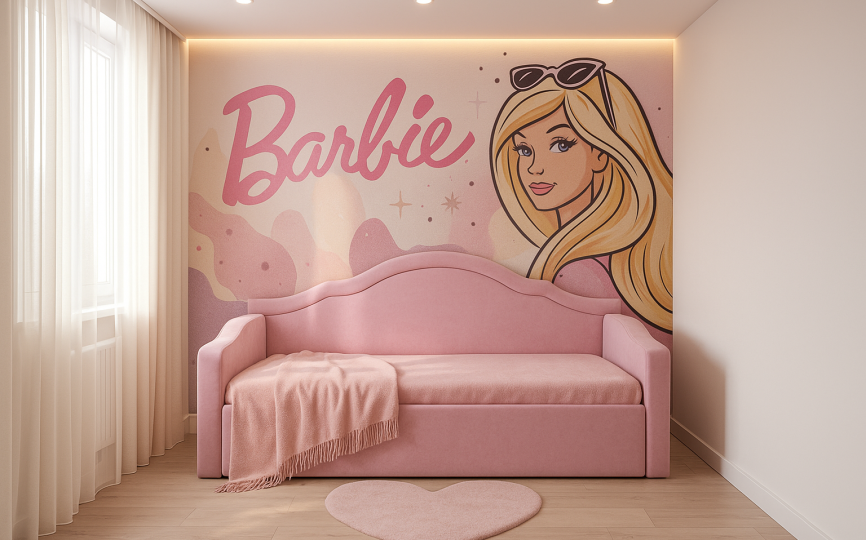 Кровать диван Барби
