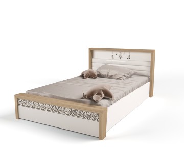 Кровать №5 с подъемным механизмом MIX Ловец снов (кремовый, цветной), 190х120 см