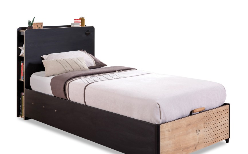 Кровать с подъемным механизмом "Black" 200х100 см, BL-1705