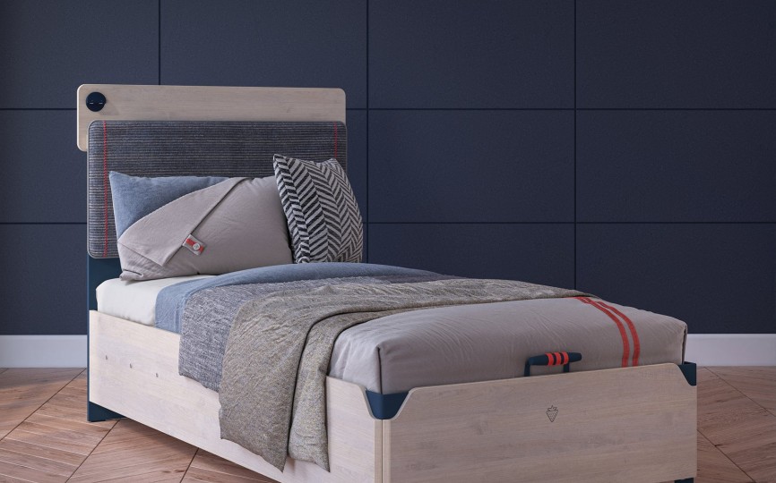 Кровать с подъемным механизмом Trio Line широкая