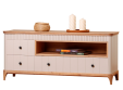 Тумба ТВ Грета №5, 6 широкая,  три ящика и ниша