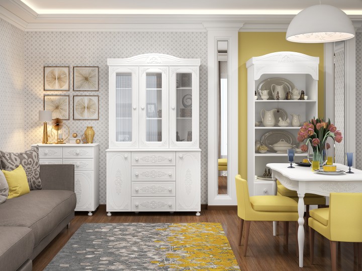 Пенал открытый Ассоль АС-03 Белый