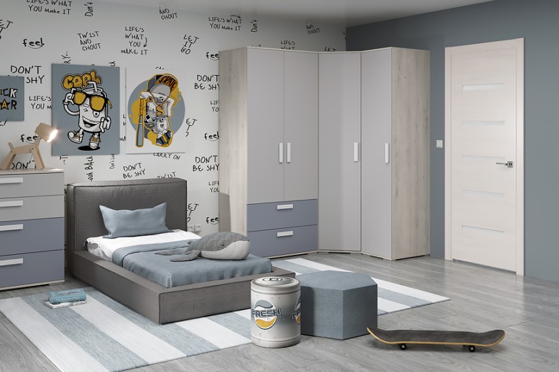 Шкаф многофункциональный Ш2.М "Румика SKY"