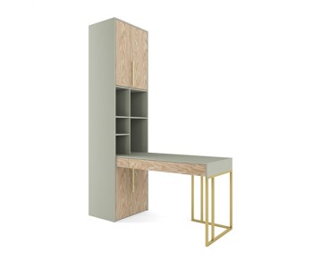 Стол письменный со стеллажом угловой Тури Орегано