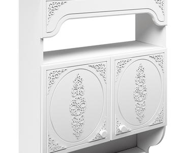 Полка универсальная Ассоль АС-14 Белый Полка универсальная Ассоль АС-14 Белый