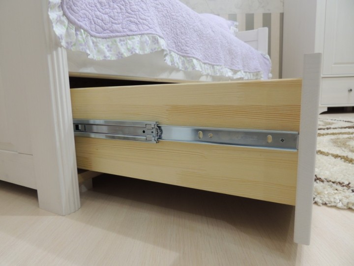 Шкаф 2х дверный с зеркальными дверями "Бейли" белый воск