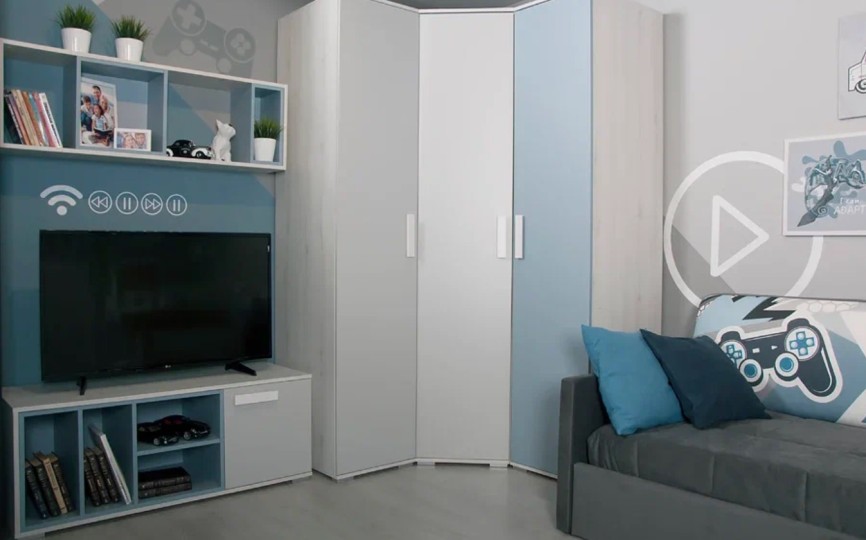 Шкаф угловой ШУ "Румика SKY"