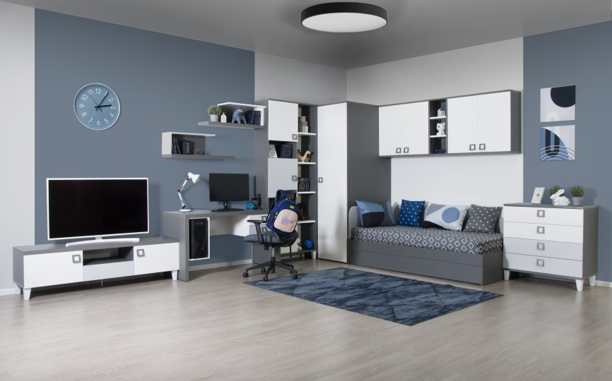 Кровать с ящиком Вектра КР2