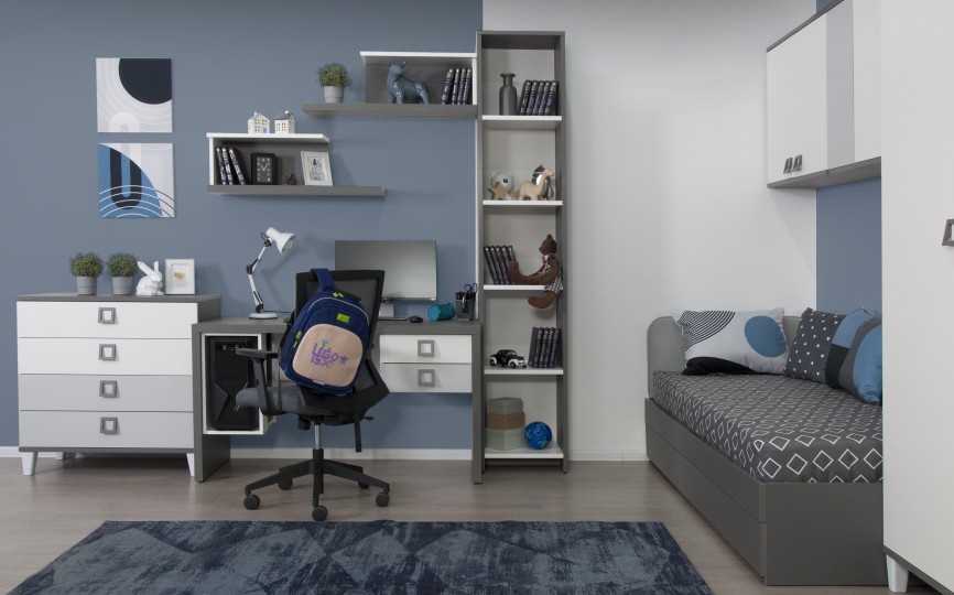 Кровать с ящиком Вектра КР2