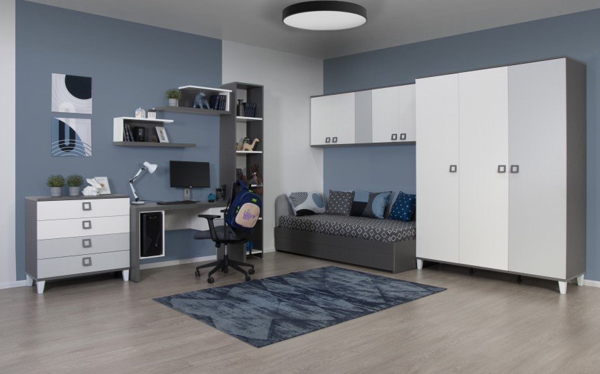 Кровать с ящиком Вектра КР2