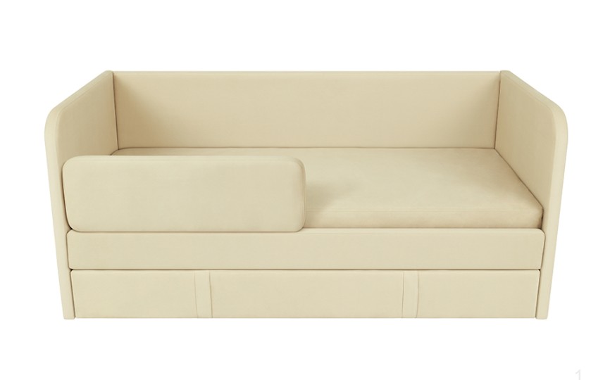 Кровать "Бимбо" 160 с дополнительным спальным местом ткань Velutto 