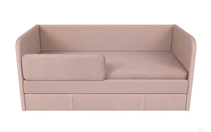 Кровать "Бимбо" 160 с дополнительным спальным местом ткань Velutto 