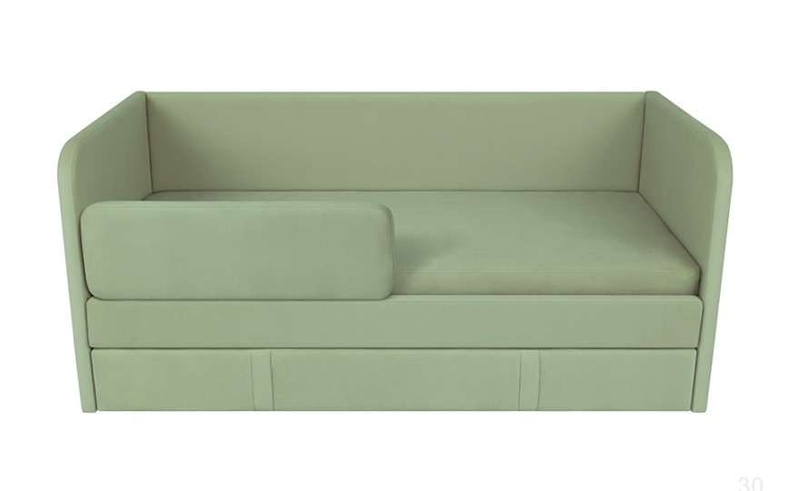 Кровать "Бимбо" 160 с дополнительным спальным местом ткань Velutto 