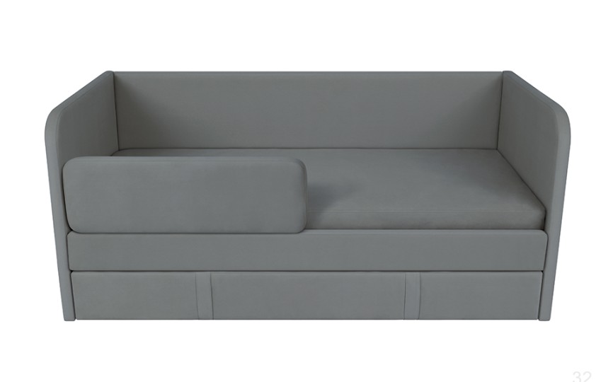 Кровать "Бимбо" 160 с дополнительным спальным местом ткань Velutto 