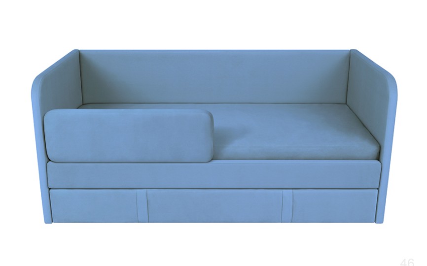 Кровать "Бимбо" 160 с дополнительным спальным местом ткань Velutto 