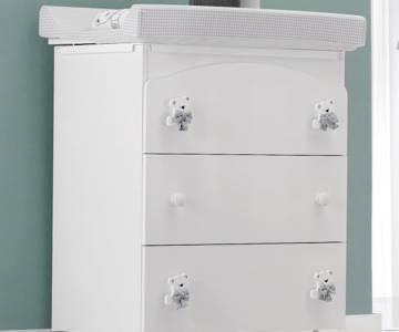 Комод пеленальный Erbesi Tato (Тато) с ванночкой