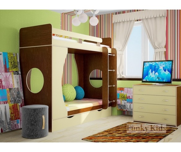 Двухъярусная детская кровать "Фанки Кидз 2" 