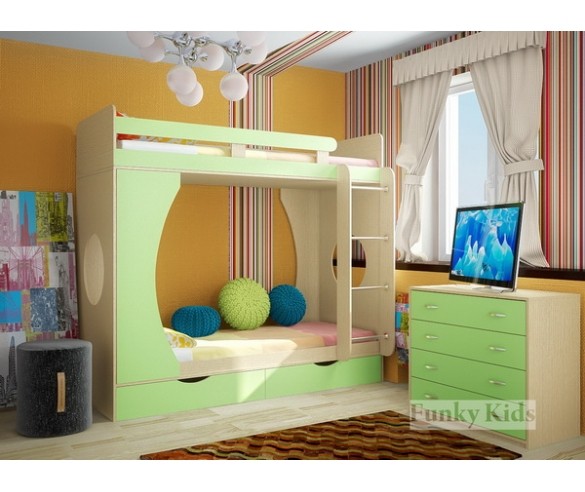 Двухъярусная детская кровать "Фанки Кидз 2" 