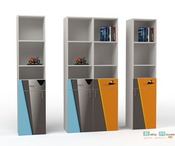 Стеллаж узкий "Pilot" левый или правый