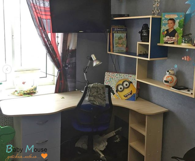 Стол письменный угловой Фанки Кидз 13/63 СВ  