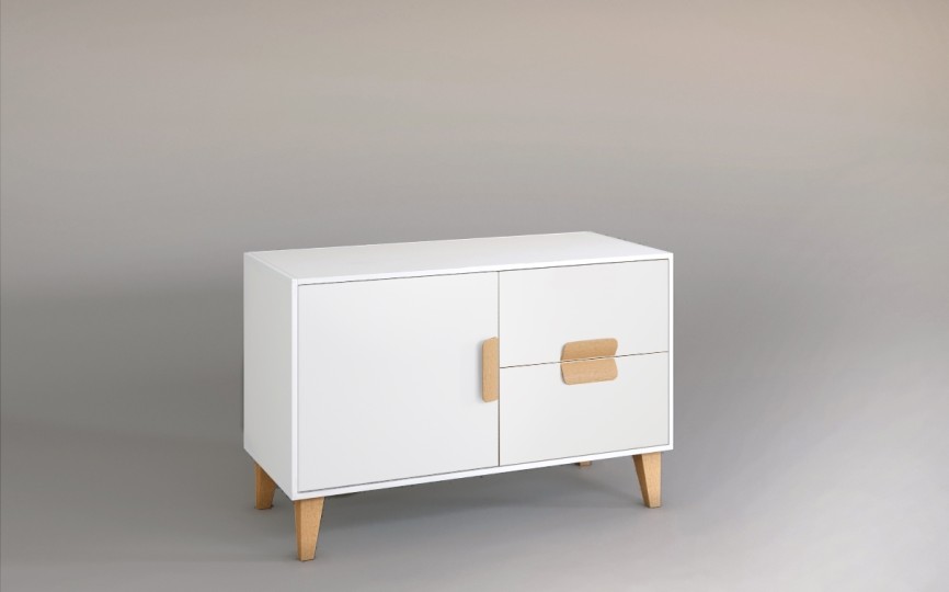 Комод низкий "КВАДРО-Лайт"