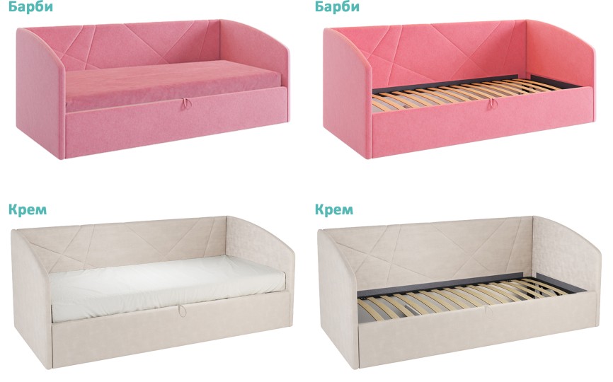 Кровать Софа с подъемным механизмом Квест 