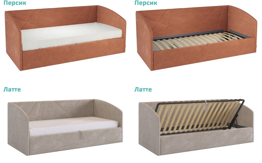 Кровать Софа с подъемным механизмом Квест 