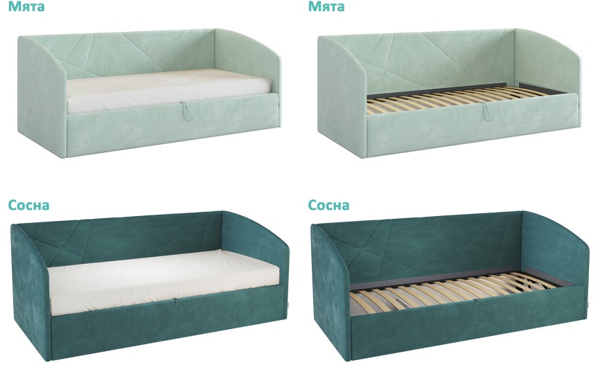 Кровать Софа с подъемным механизмом Квест 