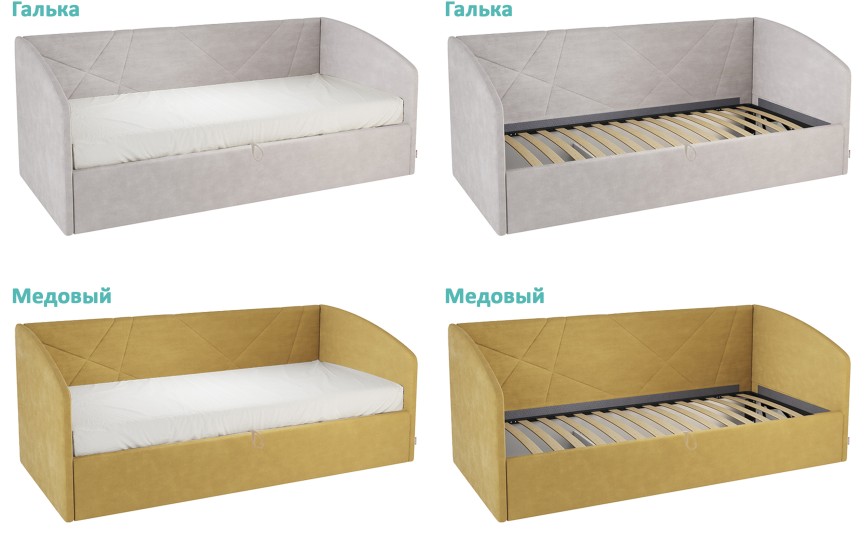 Кровать Софа с подъемным механизмом Квест 