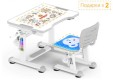 Комплект парта и стульчик Mealux BD-09 Teddy