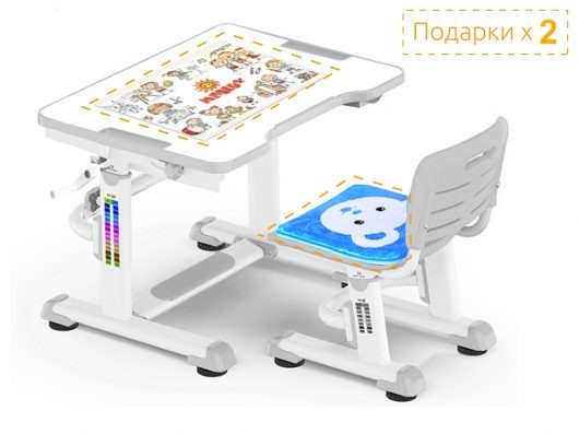 Комплект парта и стульчик Mealux BD-09 Teddy