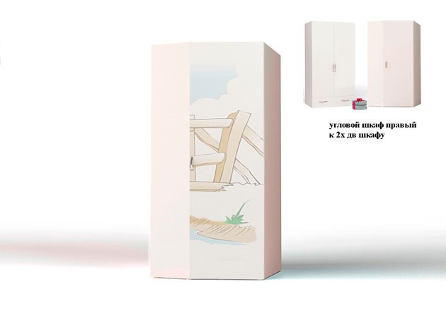 Шкаф угловой "Bears" 