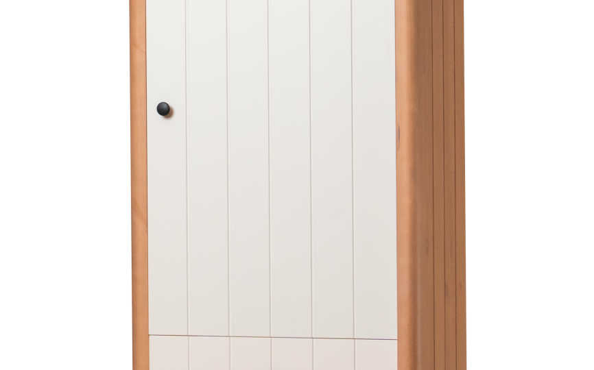 Шкаф Грета №3, 4 однодверный низкий с двумя ящиками