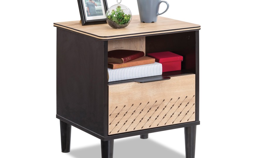 Тумбочка прикроватная "Black", BL-1601