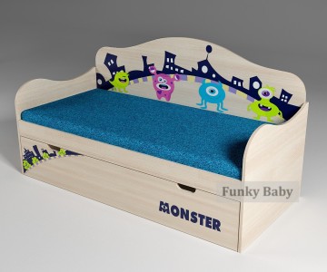 Детская кровать "Монстрики" Детская кровать "Монстрики"