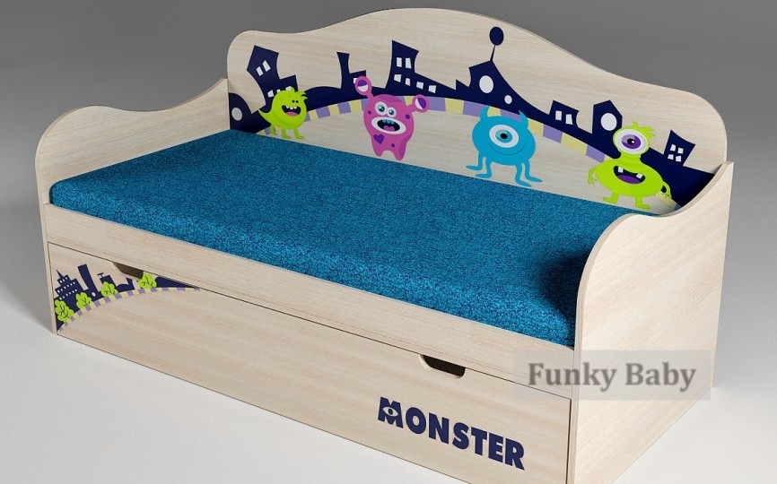 Детская кровать "Монстрики"