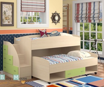 Детская двухярусная кровать "Дюймовочка-4/3" Детская двухярусная кровать "Дюймовочка-4/3"