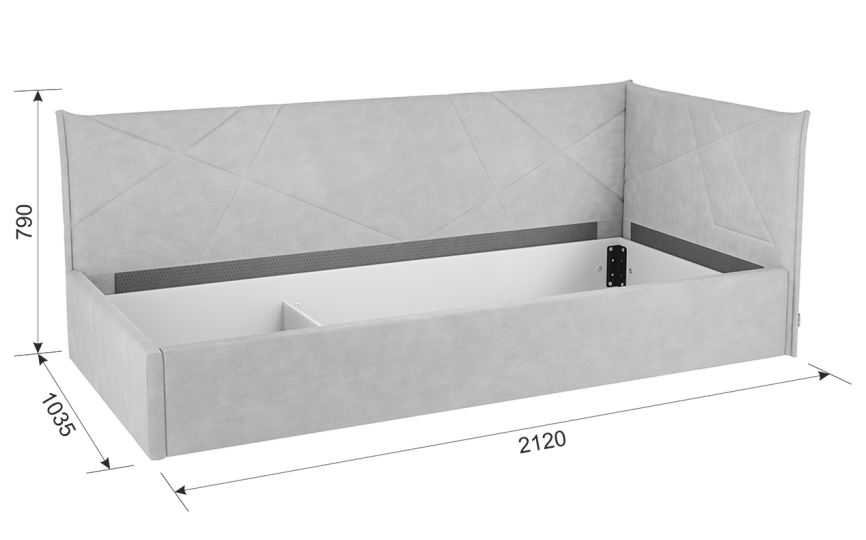 Кровать Тахта с подъемным механизмом Квест